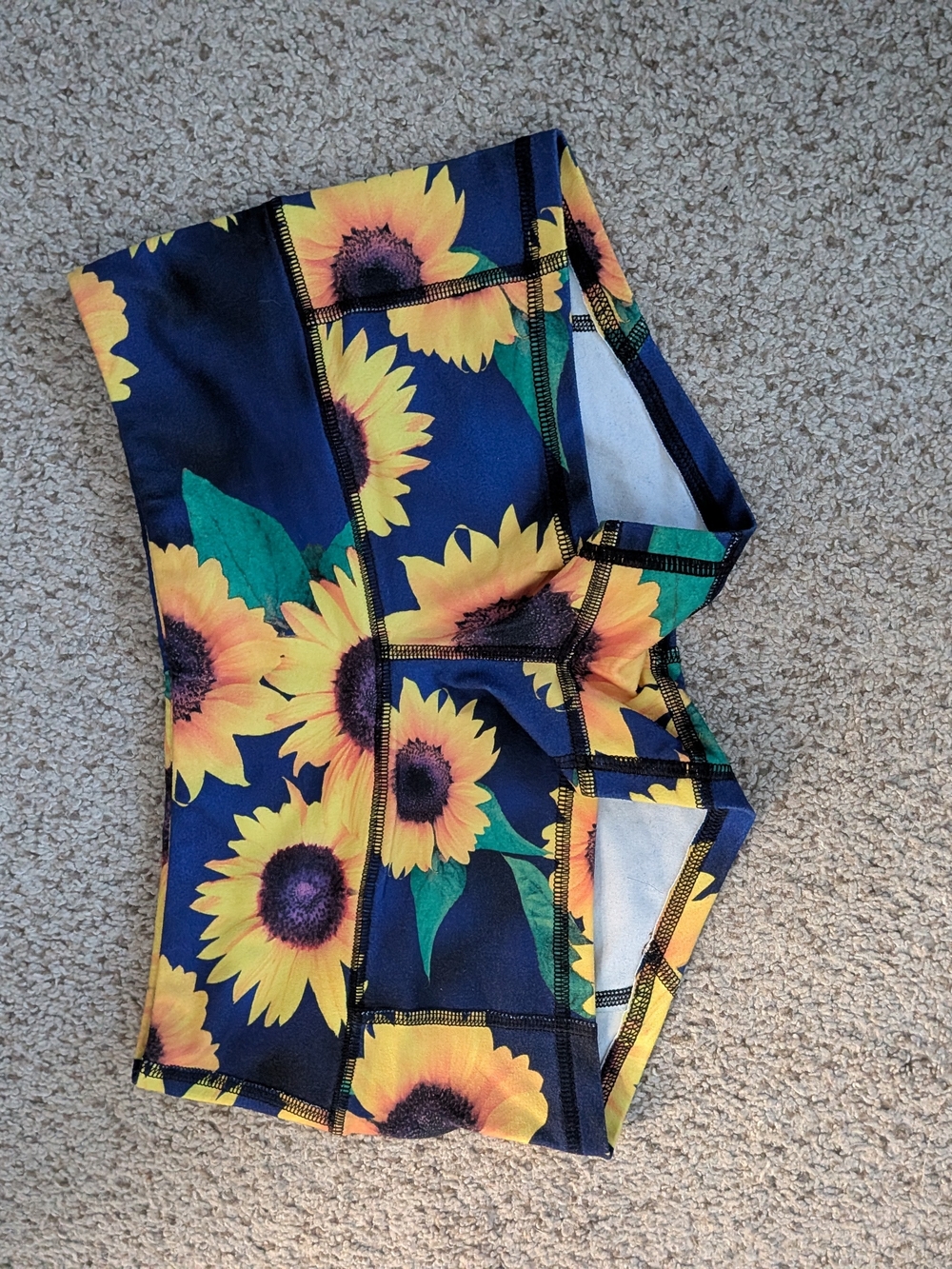 Fleo Navy Sunflower LRC Shorts